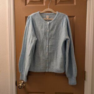 Petite Studio Diane Mohair Cardigan - Tiffany Blue - Medium